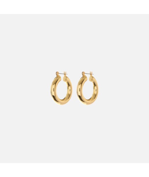 Luv AJ Baby Amalfi Hoop Earrings - Gold la colonne vertébrale