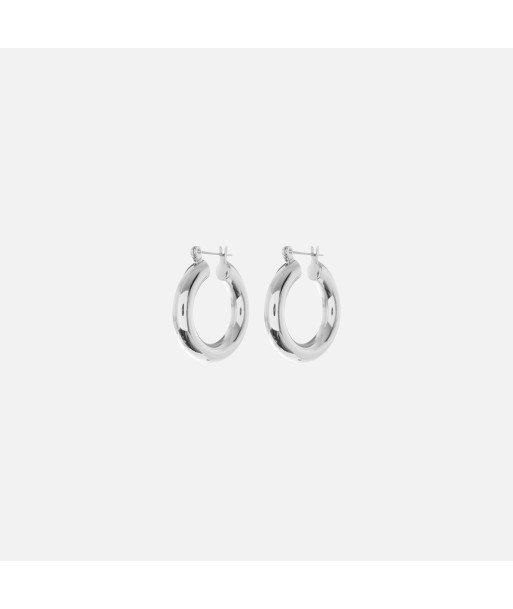 Luv AJ Baby Amalfi Hoop Earrings - Silver la livraison gratuite