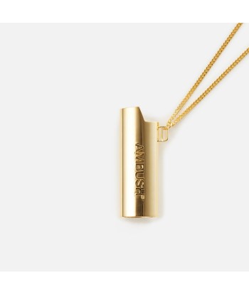 Ambush Logo Lighter Necklace L - Gold 50-70% off 