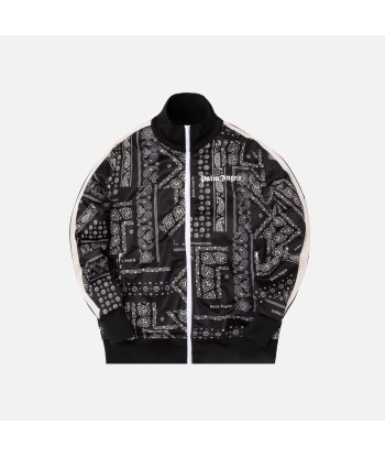 Palm Angels Bandana Track Jacket - Black / White Voir les baskets