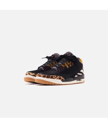 Nike Air Jordan 3 Retro SE Animal Instinct - Black / Dark Mocha / Rope / Mulitcolor sur le site 