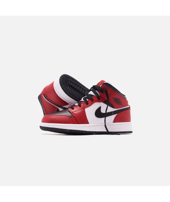 Nike Grade School Air Jordan 1 Mid - Black / Gym Red Voir les baskets