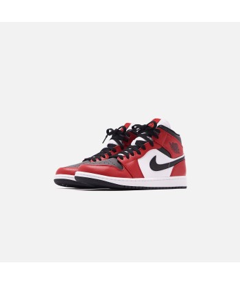 Nike Grade School Air Jordan 1 Mid - Black / Gym Red Voir les baskets