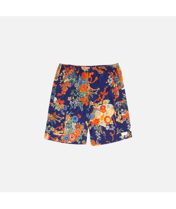 Palm Angels Blooming Swim Shorts - Blue français