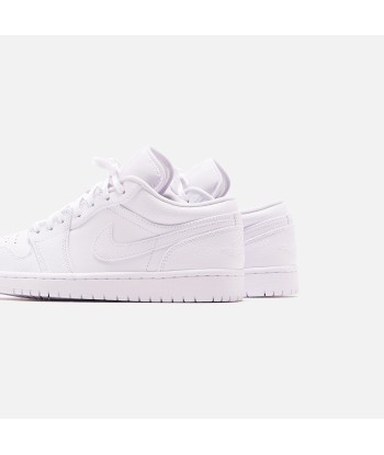 Nike WMNS Air Jordan 1 Low - Triple White les ctes