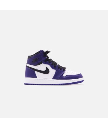 Nike Grade School Air Jordan 1 Retro High OG - Court Purple / Black 50-70% off 