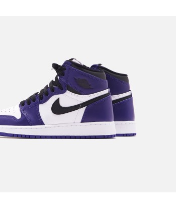 Nike Grade School Air Jordan 1 Retro High OG - Court Purple / Black 50-70% off 