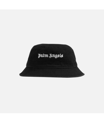 Palm Angels Classic Logo Bucket Hat - Black la colonne vertébrale