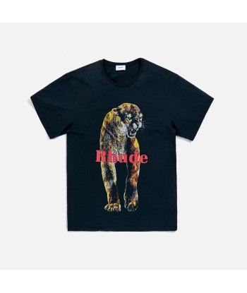 Rhude Cougar Tee - Black solde