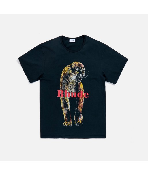 Rhude Cougar Tee - Black solde