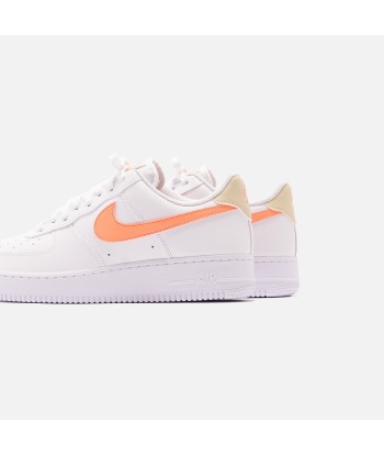 Nike WMNS Air Force 1 - White / Atomic Pink / Fossil Amélioration de cerveau avec