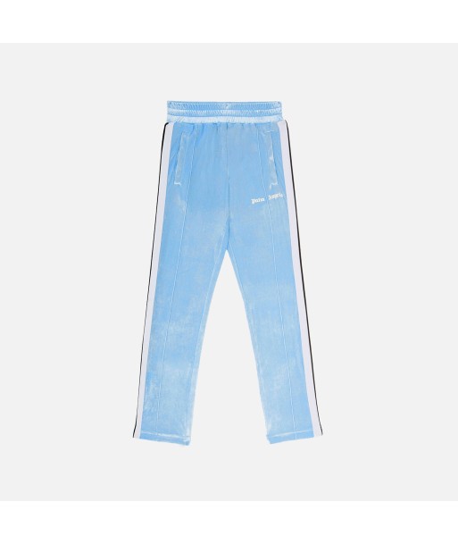 Palm Angels Chenille Track Pant - Light Blue / White des créatures d'habitude