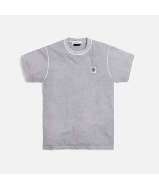 Stone Island Garment Dyed Tee - Dust brillant des détails fins