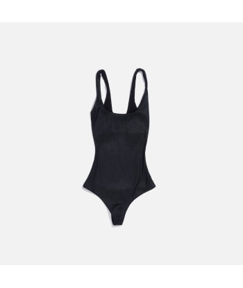 Alix Mott Tricot Jersey Bodysuit - Black livraison et retour toujours gratuits