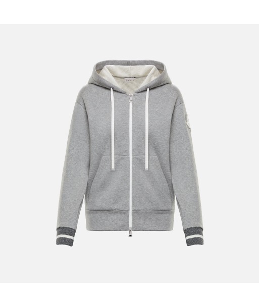 Moncler Maglia Cardigan Hoodie - Grey Les magasins à Paris