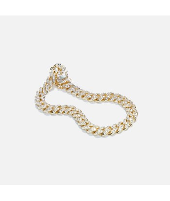 Amy Shehab Small Crystal Cuban Necklace - Gold prix