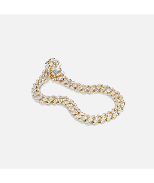 Amy Shehab Small Crystal Cuban Necklace - Gold prix