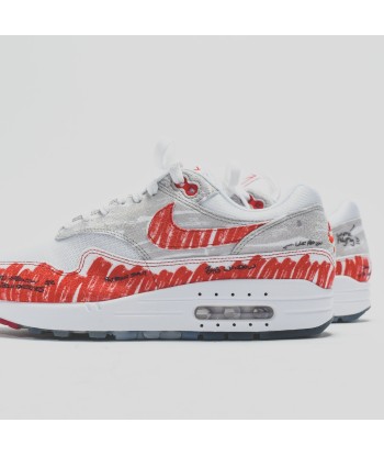 Nike Air Max 1 Sketch to Self - White / University Red / Neutral Grey de l' environnement