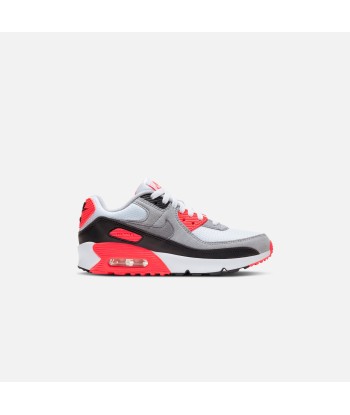 Nike Grade School Air Max 90 QS - White / Black / Cool Grey / Radiant Red plus qu'un jeu 