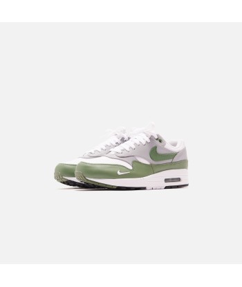 Nike Air Max 1 - White / Spiral Sage / Wolf Grey / Black soldes