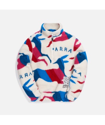 by Parra Jumping Foxes Sherpa Fleece Jacket - Off White Les magasins à Paris