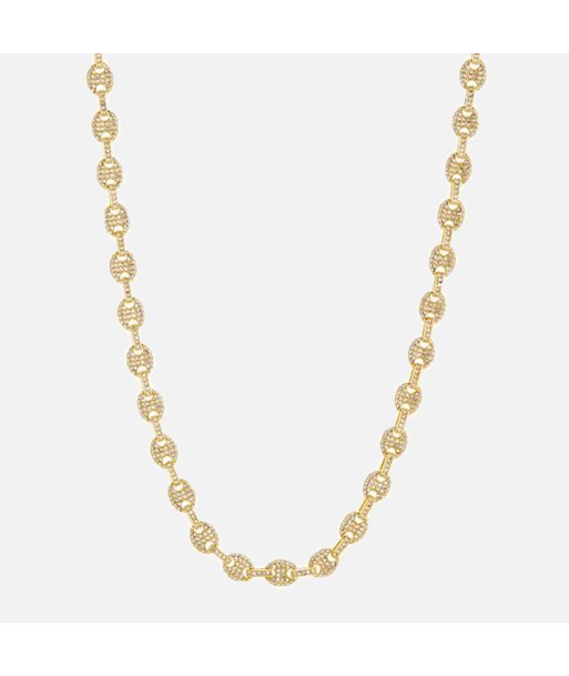 Luv AJ Pave Mariner Chain Necklace - Gold Venez découvrir notre 