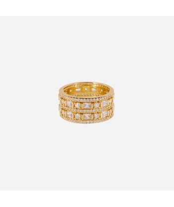 Luv AJ Antoinette Band Ring - Gold Fin de série