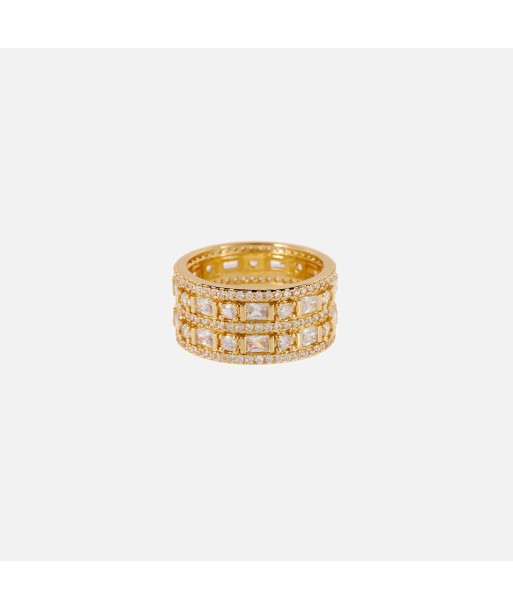 Luv AJ Antoinette Band Ring - Gold Fin de série