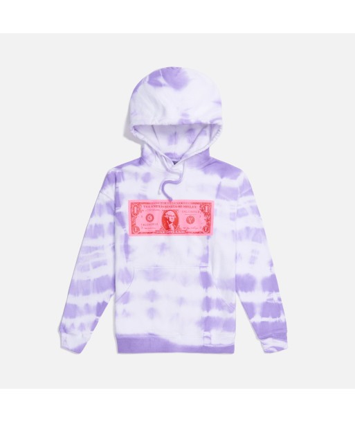 Ashley Williams Pocket Money Hoodie - Lilac / White chez Cornerstreet bien 