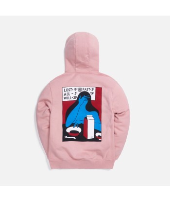 by Parra Lost All Will Fast Hooded Sweatshirt - Pink les ctes