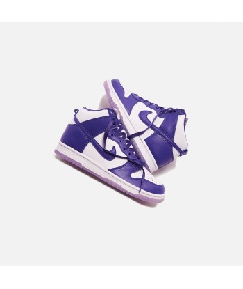 Nike WMNS Dunk High SP - White / Varsity Purple du meilleur 