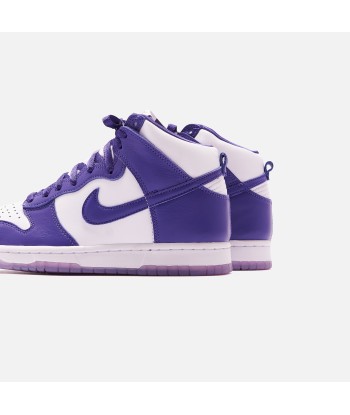 Nike WMNS Dunk High SP - White / Varsity Purple du meilleur 