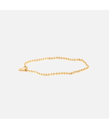 Bernard James Anthony Faceted Bead 7in Bracelet - Gold Voir les baskets