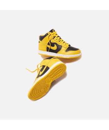 Nike Dunk High SP - Black / Varsity Maize rembourrage situé sous