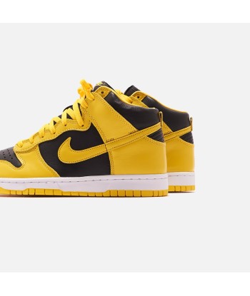 Nike Dunk High SP - Black / Varsity Maize rembourrage situé sous