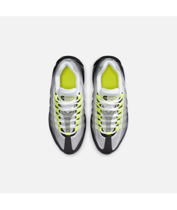 Nike Grade School Air Max 95 OG - Black / Neon Yellow / Light Graphite est présent 