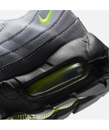 Nike Grade School Air Max 95 OG - Black / Neon Yellow / Light Graphite est présent 