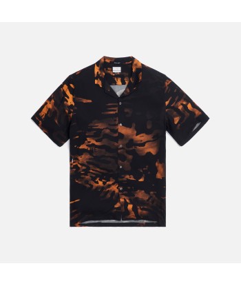 Ksubi Life Resort Button-Up Shirt - Black / Orange acheter en ligne