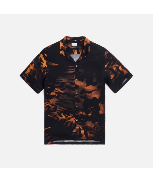 Ksubi Life Resort Button-Up Shirt - Black / Orange acheter en ligne