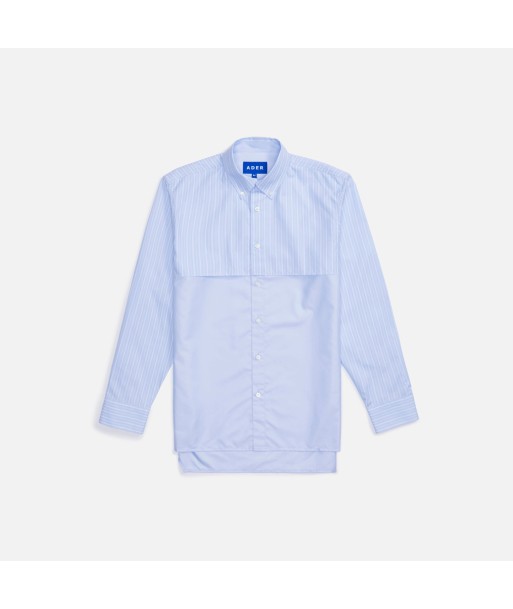 Ader Error Shirt - Blue Stripe Vous souhaitez 