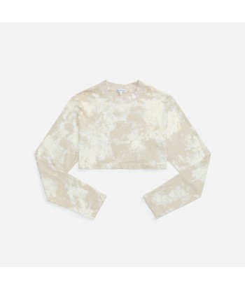 Cotton Citizen Tokyo Crop L/S - Oatmeal Splatter Les êtres humains sont 