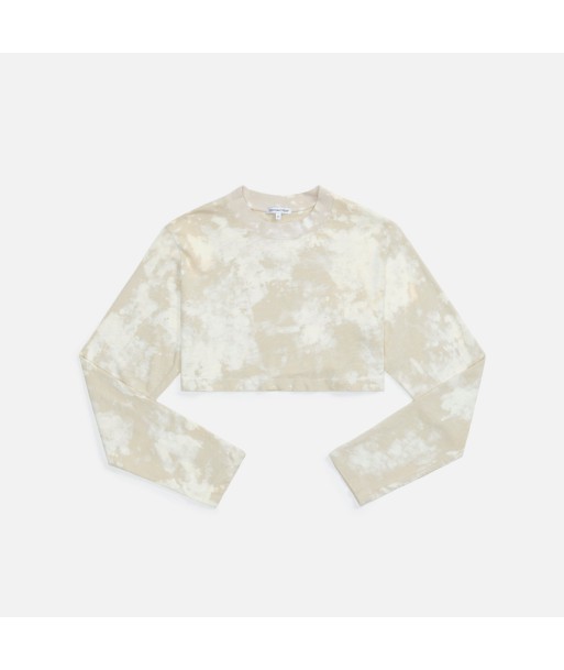 Cotton Citizen Tokyo Crop L/S - Oatmeal Splatter Les êtres humains sont 