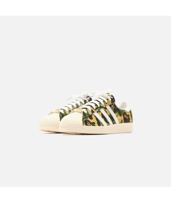 adidas x Bape Superstar 80s - White / Gold de France