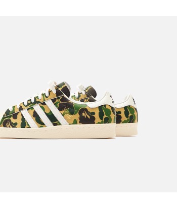 adidas x Bape Superstar 80s - White / Gold de France