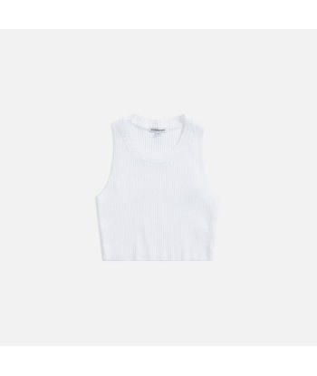 Cotton Citizen Ibiza Crop Tank - White livraison et retour toujours gratuits