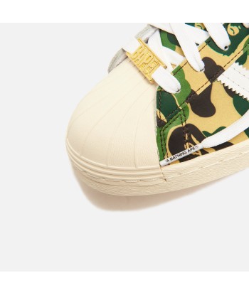 adidas x Bape Superstar 80s - White / Gold de France