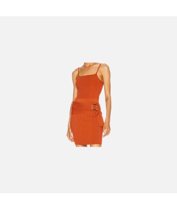 Jonathan Simkhai Ari Compact Knit Tank - Amber Paris Déstockage Promo