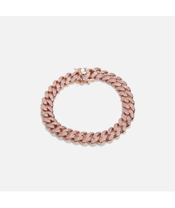 Amy Shehab Large Crystal Cuban Link Choker - Rose Gold des créatures d'habitude