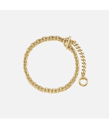 Numbering Double Toggle Chain Necklace - Gold Economisez 