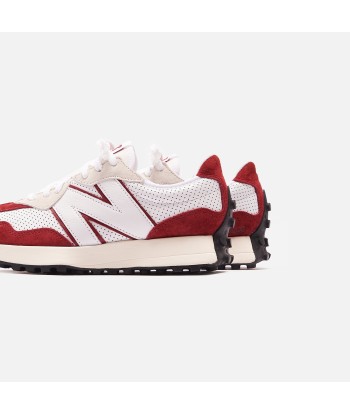 New Balance 327 - White / Scarlet store